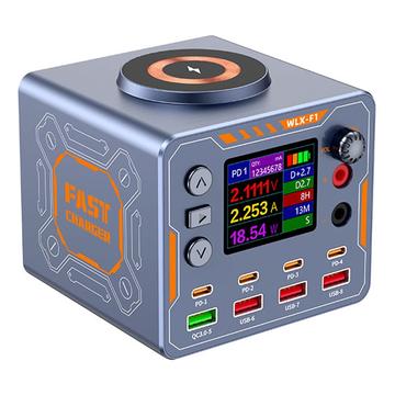 WLX-F1 8-port trådløs hurtigopladningsstation - 140W