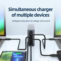 WLX-F8A 6-porte 220W GaN stationær opladningsstation - Grå