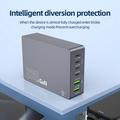 WLX-F8A 6-porte 220W GaN stationær opladningsstation - Grå