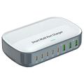 WLX-F8C Stationær oplader med flere porte - 200W