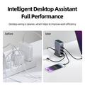 WLX-F8L 8-ports GaN-opladningsstation til skrivebordet 660W - 6xUSB-C PD, 2xUSB-A QC3.0