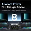 WLX-M3 9-i-1 GaN-stationær opladningsstation/trådløs oplader med flere porte - 80W