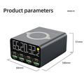WLX-M3 9-i-1 GaN-stationær opladningsstation/trådløs oplader med flere porte - 80W