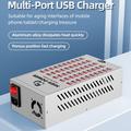 WLX-T2A 50-ports USB-opladningsstation 200W - hvid