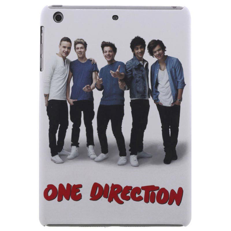 fløjte Forbipasserende holdall iPad Mini 2, iPad Mini 3 WOS Hårdt Cover - One Direction - Hvid