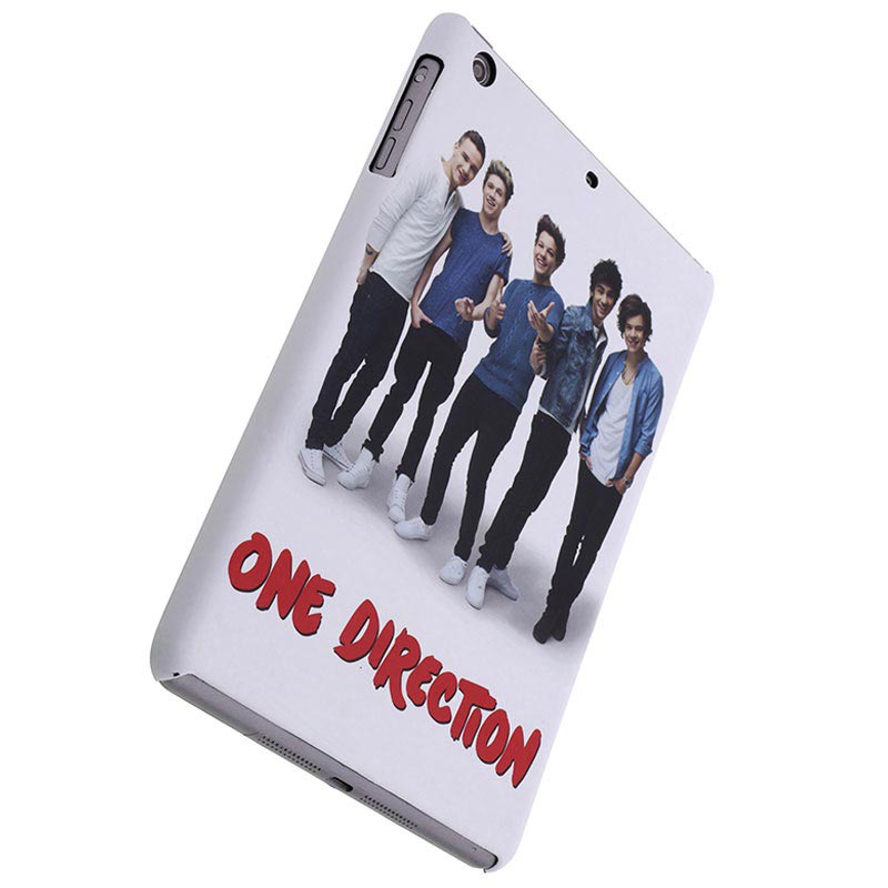 fløjte Forbipasserende holdall iPad Mini 2, iPad Mini 3 WOS Hårdt Cover - One Direction - Hvid