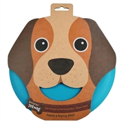 Waboba Jetwag hundefrisbee / flyvende apporteringsskive - blå