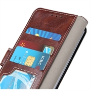 Motorola Moto G54 Pung Taske med Magnetisk Lukning - Brun