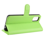 Samsung Galaxy A51 5G Pung Cover med Magnetisk Lukning - Grøn