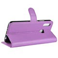 Huawei Nova 3 Flip Cover med Kortholder - Lilla