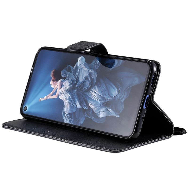 Cadorabo Custodia Libro Portafoglio Per Huawei Nova 5T / Honor 20 / 20s - Classy Argento, Con Vani Carte, Chiusura Magnetica E Funzione Stand