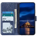 Samsung Galaxy A41 Pung Taske med Magnetisk Lukning - Blå