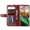 Samsung Galaxy Note10 Pung Taske med Magnetisk Lukning - Brun
