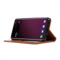 Samsung Galaxy S10 Pung Taske med Stativ - Brun
