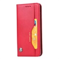 Samsung Galaxy S10 Pung Taske med Stativ - Rød