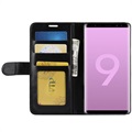 Samsung Galaxy Note9 Pung Taske med Stativ og Magnetisk Lukning - Sort