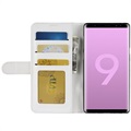 Samsung Galaxy Note9 Pung Taske med Stativ og Magnetisk Lukning - Hvid