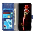 iPhone 12 Pro Max pungetui med kortholder og stativ - blå