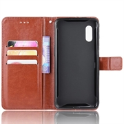 Samsung Galaxy Xcover Pro Pung Taske med Magnetisk Lukning - Brun