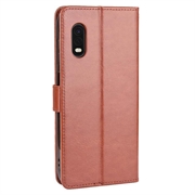 Samsung Galaxy Xcover Pro Pung Taske med Magnetisk Lukning - Brun