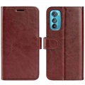 Motorola Edge 30 Pung med Magnetisk Lukning - Brun