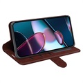 Motorola Edge 30 Pung med Magnetisk Lukning - Brun
