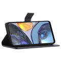 Motorola Moto G22 Pung med Magnetisk Lukning - Sort