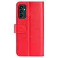 Samsung Galaxy M13 Pung med Magnetisk Lukning - Rød