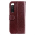 Sony Xperia 10 IV Pung med Magnetisk Lukning - Brun