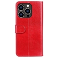 iPhone 15 Pro Max Pung med Magnetisk Lukning - Rød