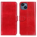 iPhone 15 Pung med Magnetisk Lukning - Rød