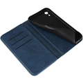 iPhone XR Retro Pung Taske med Magnetisk Lukning - Blå