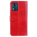 Motorola Moto E13 Pung Cover med Stand - Rød