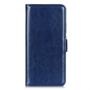 Samsung Galaxy A17 Pung Etui med Stativ - Blå