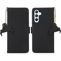 Samsung Galaxy A34 5G Læderpung med RFID - Sort