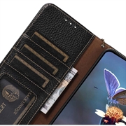 Samsung Galaxy S25 Ultra Læderpung med RFID - Sort