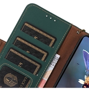 Samsung Galaxy S26+ Pung læder cover med RFID - grøn