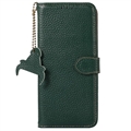 Sony Xperia 1 V Læderpung med RFID - Grøn