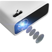 Wanbo Mini XS01 bærbar LED-projektor - hvid