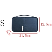 Vandafvisende Rejsepung m. Håndtag - marineblå