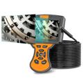 Vandtæt 8mm Endoskop Kamera med 8 LED Lys M50 - 15m - Orange