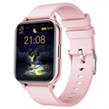 Vandtæt Smartwatch med Hjertemåler Q26 - Pink