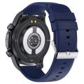 Vandtæt Sports Smartwatch med EKG E400 - TPU Rem - Blå