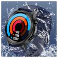 Vandtæt Sports Smartwatch med EKG E400 - TPU Rem - Blå