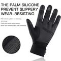 Vandtætte Vinterhandsker til Cykling og Løb, Handsker med Touch - XL - Sort