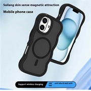 iPhone 16 Plus Bølgekant magnetisk hybrid cover