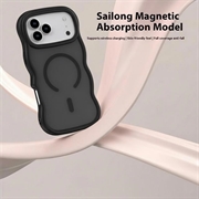 iPhone 17 Pro Max Bølgekant magnetisk hybrid cover