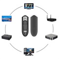 Wechip R1 Universel TV Fjernbetjening / Air Mouse - IR / 2.4G - Sort
