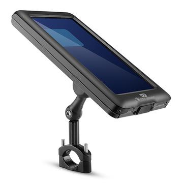 West Biking vandtæt cykelholder til styr - 7" - sort