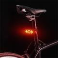 West Biking Trådløs cykelbaglygte m. blinklys og horn
